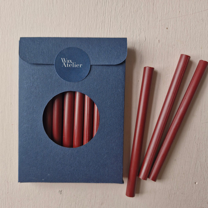 Pack of 10 : 7mm Berry Red