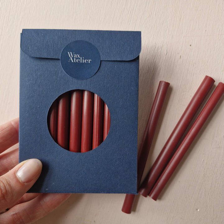 Pack of 10 : 7mm Berry Red