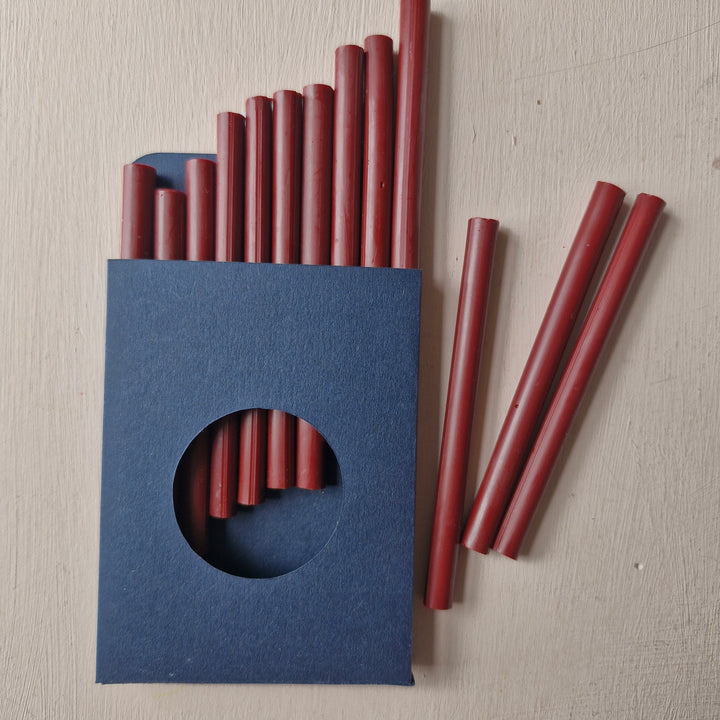 Pack of 10 : 7mm Berry Red