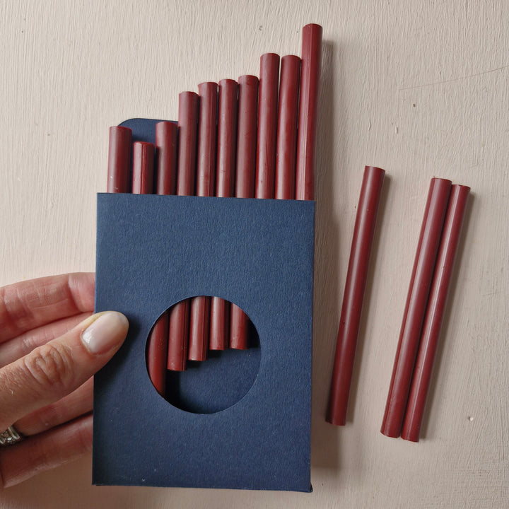 Pack of 10 : 7mm Berry Red