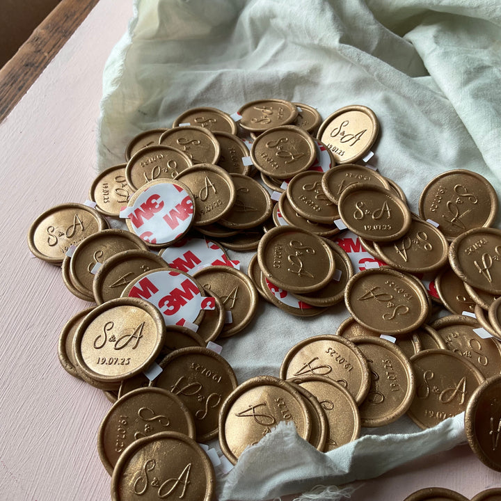 'Olivia' Monogram- Wax Seals - THE LITTLE BLUE BRUSH LONDON