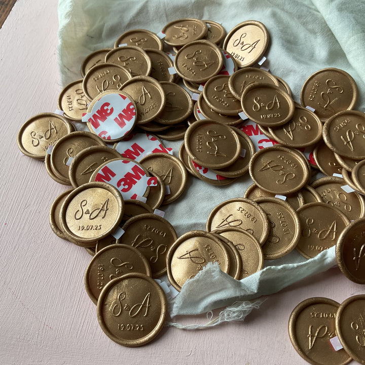 'Olivia' Monogram- Wax Seals - THE LITTLE BLUE BRUSH LONDON