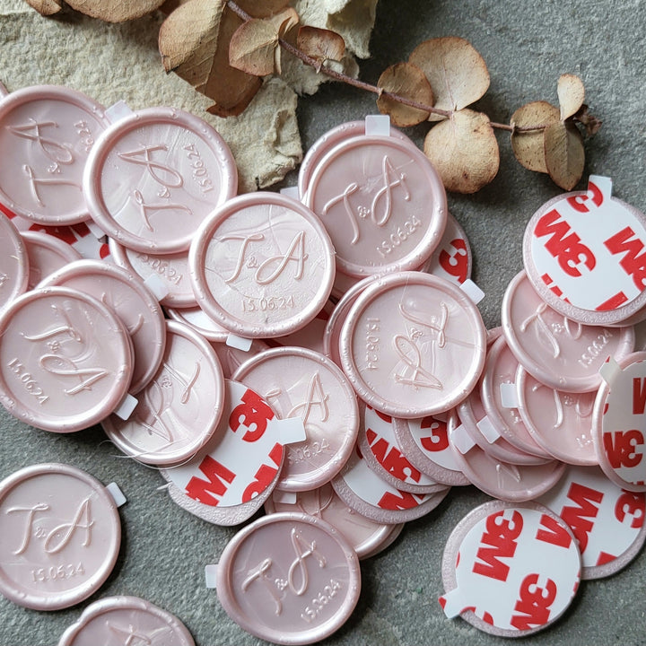 'Olivia' Monogram- Wax Seals - THE LITTLE BLUE BRUSH