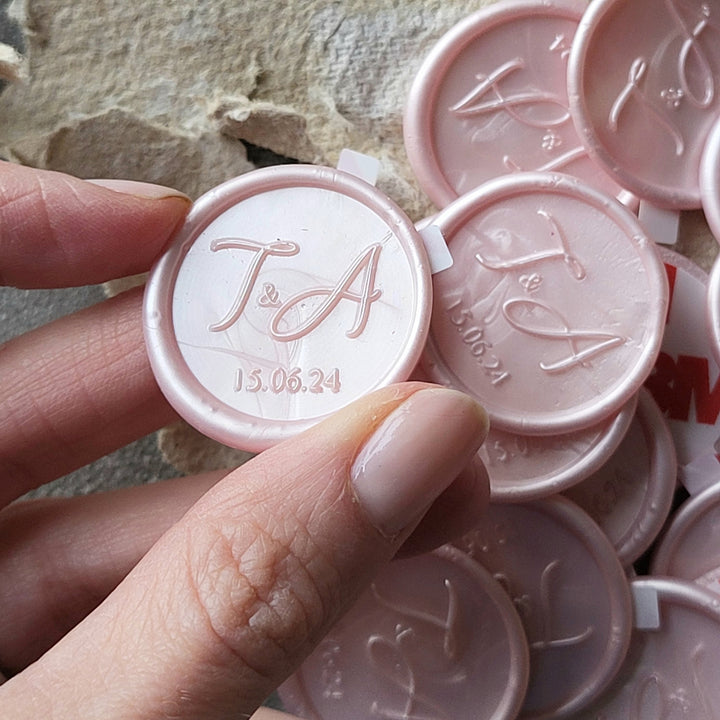 'Olivia' Monogram- Wax Seals - THE LITTLE BLUE BRUSH