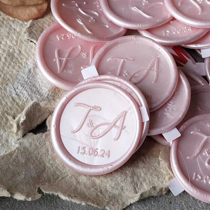 'Olivia' Monogram- Wax Seals - THE LITTLE BLUE BRUSH