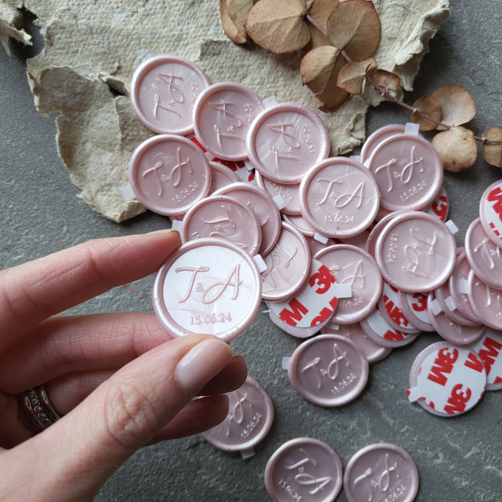 'Olivia' Monogram- Wax Seals - THE LITTLE BLUE BRUSH