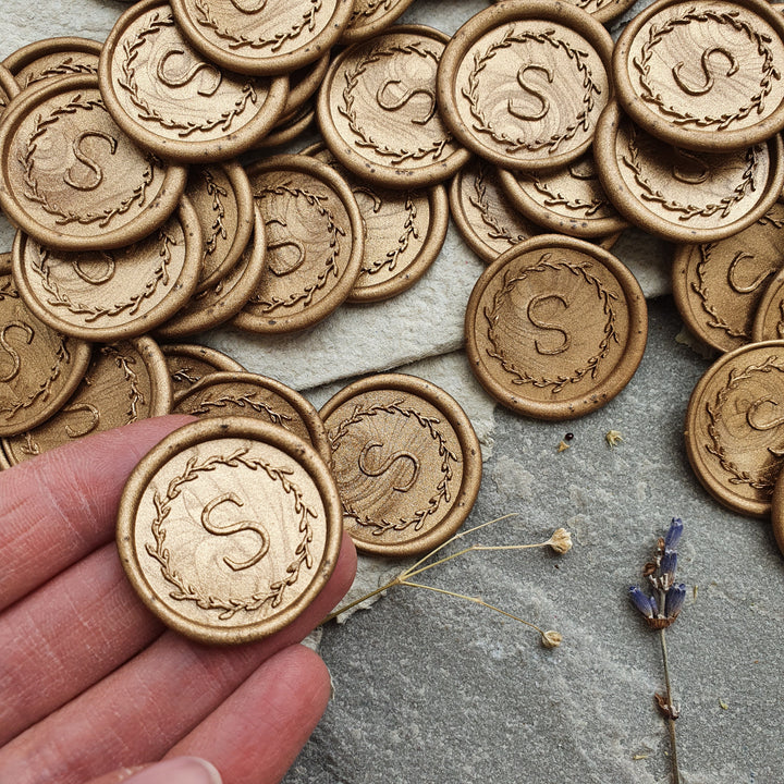 N°3 Monogram - Wax Seals - THE LITTLE BLUE BRUSH