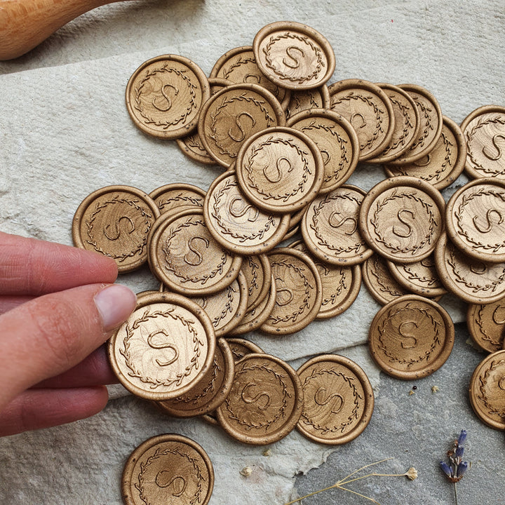 N°3 Monogram - Wax Seals - THE LITTLE BLUE BRUSH