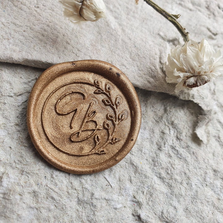 ‘Josephine' Monogram - Wax Seals - THE LITTLE BLUE BRUSH