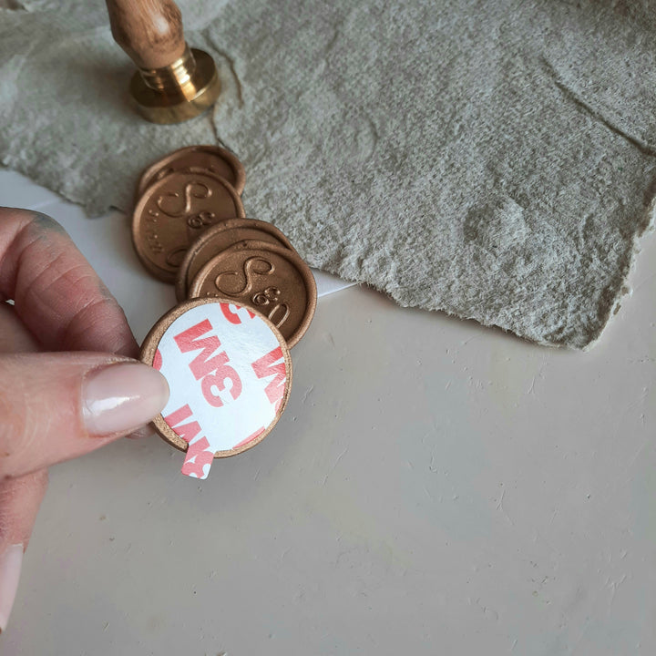 'Sophia' Monogram with date - Wax Seals - THE LITTLE BLUE BRUSH