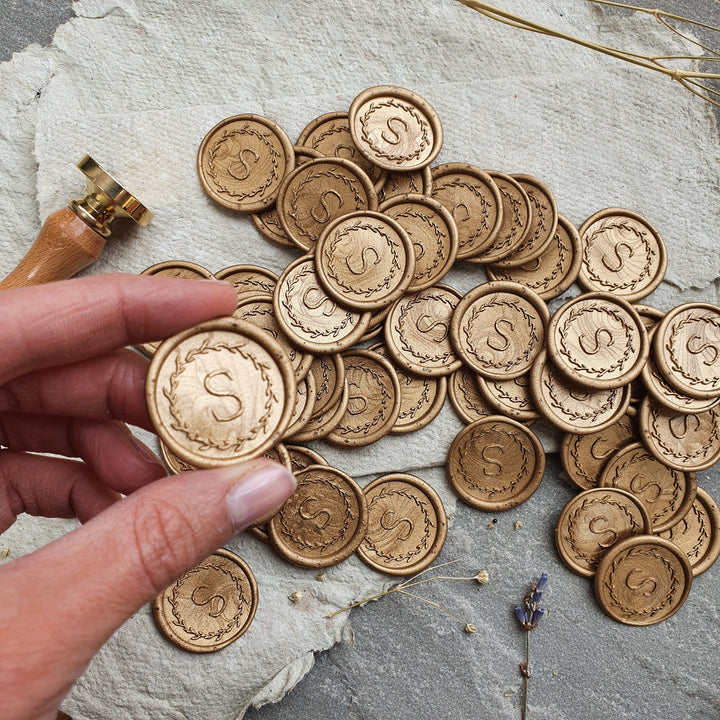 N°3 Monogram - Wax Seals - THE LITTLE BLUE BRUSH