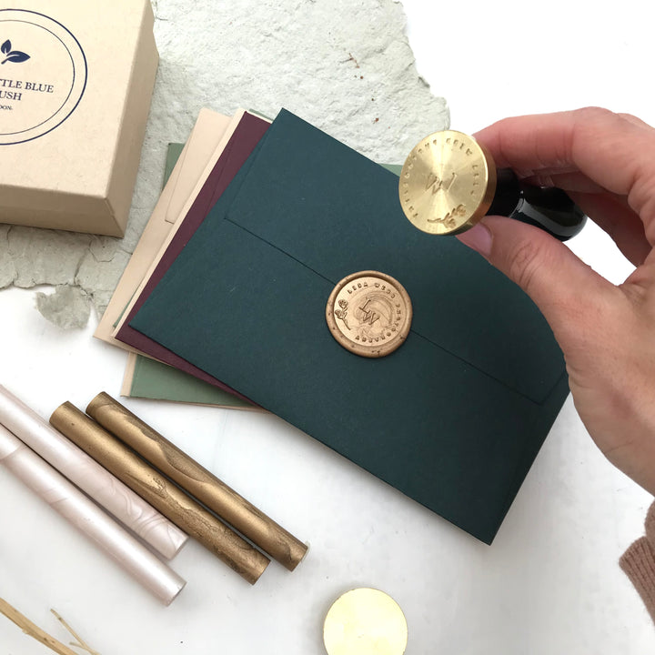 Custom 30mm Stamp - THE LITTLE BLUE BRUSH