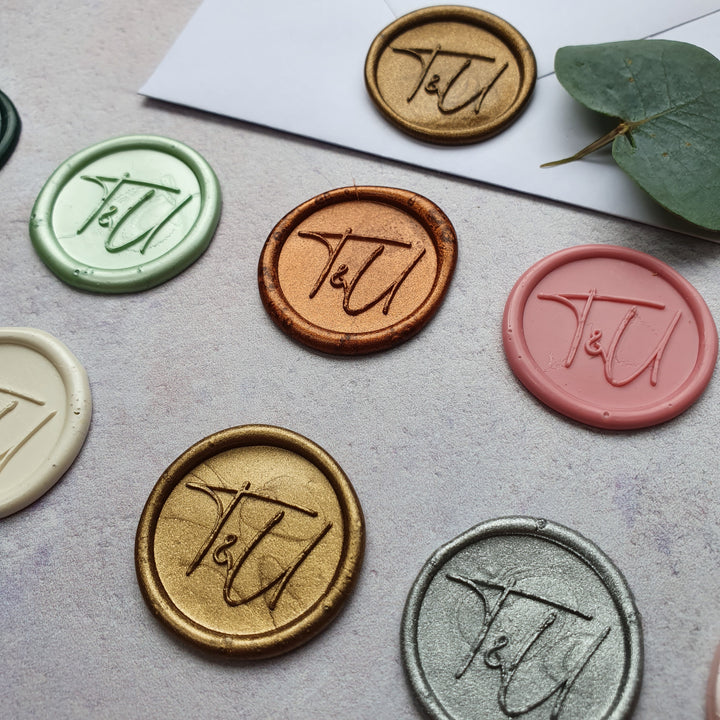 No° 4 monogram Wax Seals - THE LITTLE BLUE BRUSH