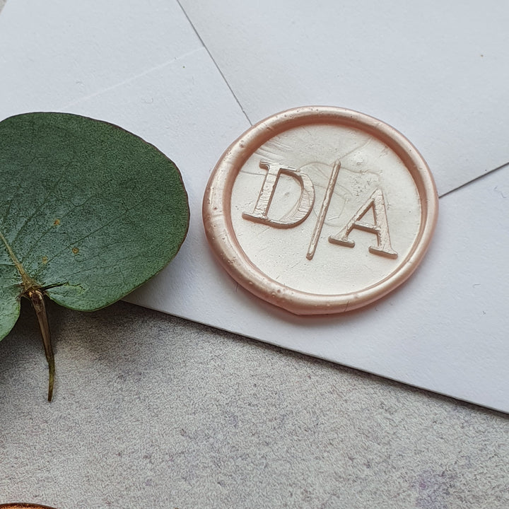 'Modern' Monogram Wax Seals - THE LITTLE BLUE BRUSH