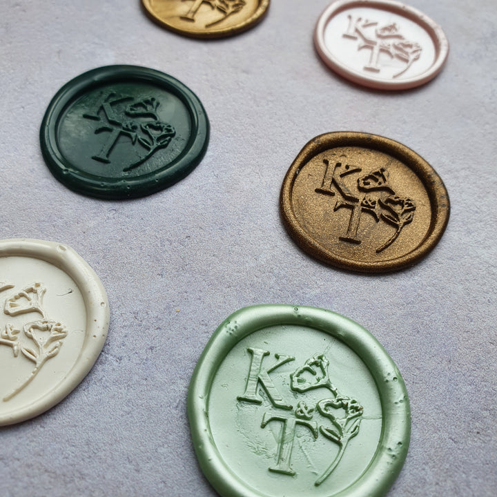 N°1 Monogram - Wax Seals - THE LITTLE BLUE BRUSH