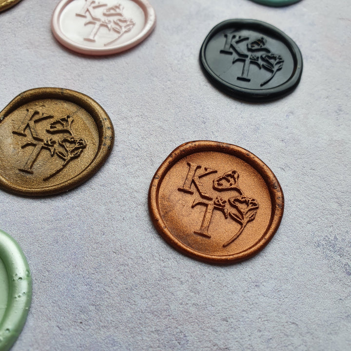 N°1 Monogram - Wax Seals - THE LITTLE BLUE BRUSH