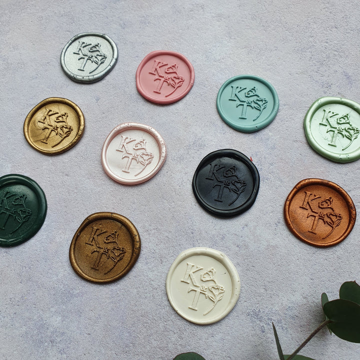 N°1 Monogram - Wax Seals - THE LITTLE BLUE BRUSH