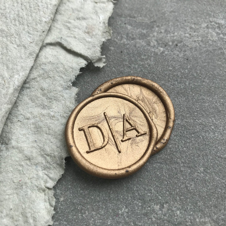 'Modern' Monogram Wax Seals - THE LITTLE BLUE BRUSH