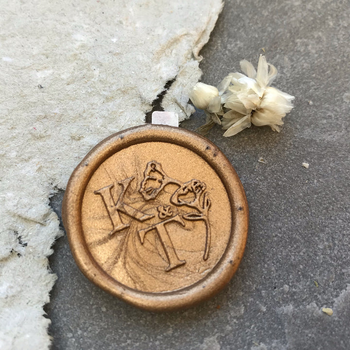 N°1 Monogram - Wax Seals - THE LITTLE BLUE BRUSH