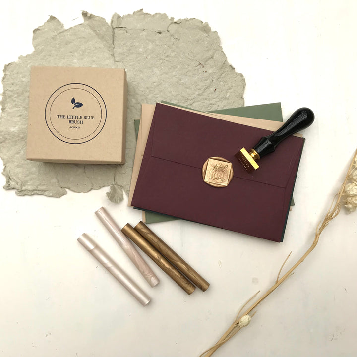 Custom Square 25mm Stamp - THE LITTLE BLUE BRUSH