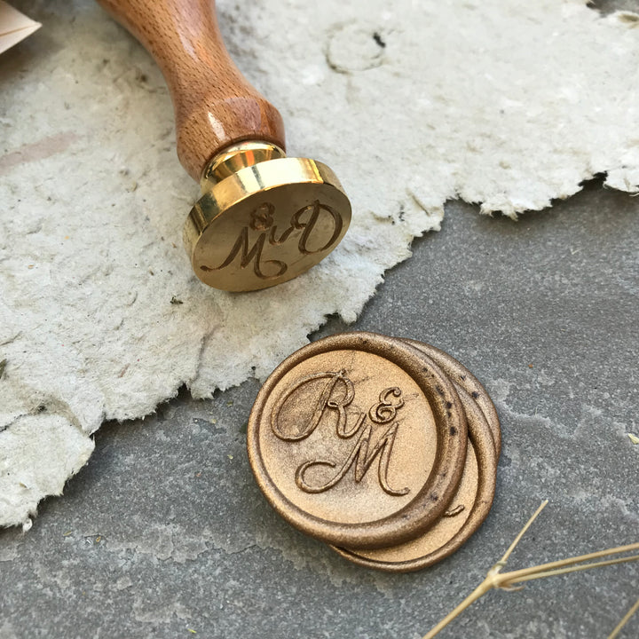 'Sophia' Monogram - Wax Seals - THE LITTLE BLUE BRUSH