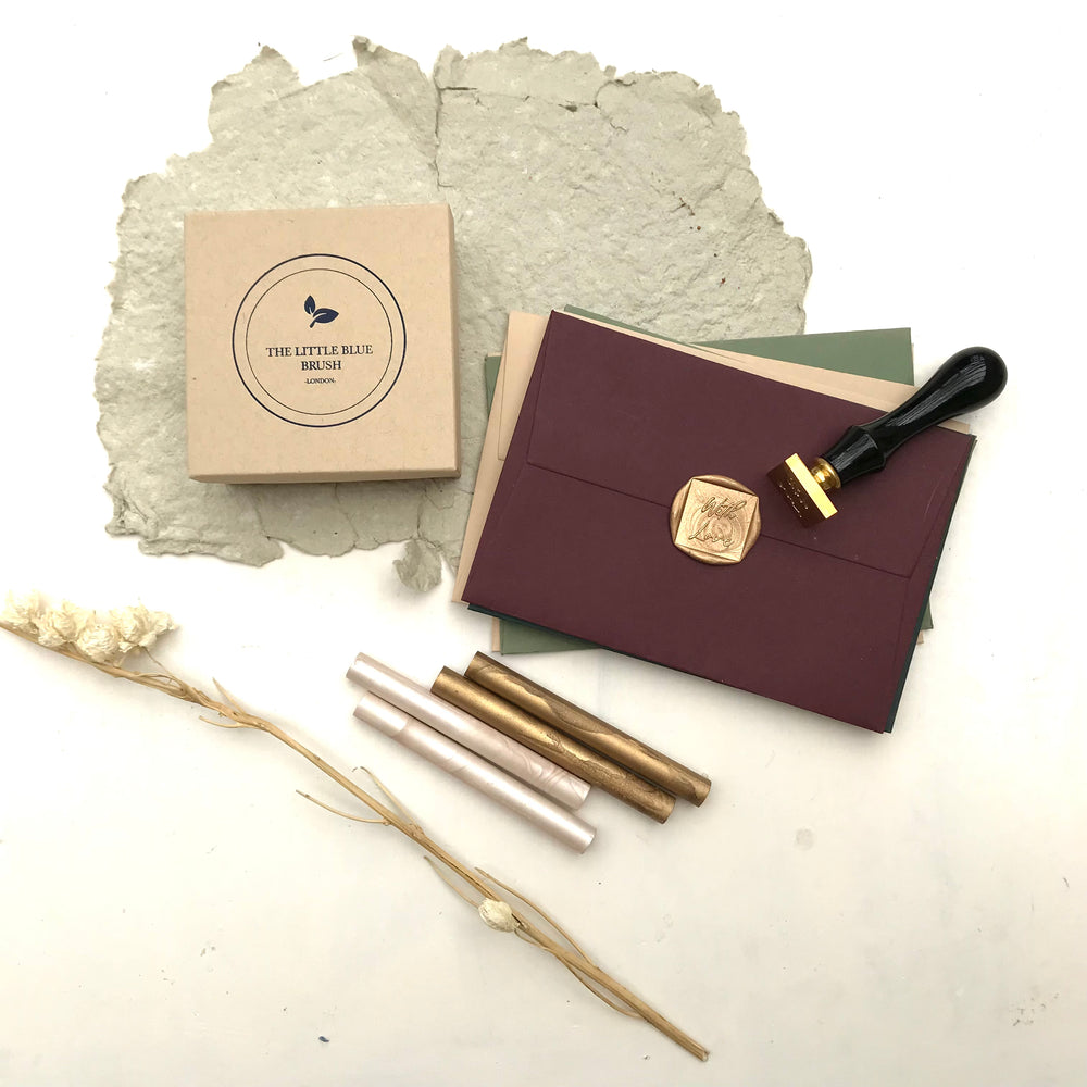 Custom Square 25mm Stamp - THE LITTLE BLUE BRUSH