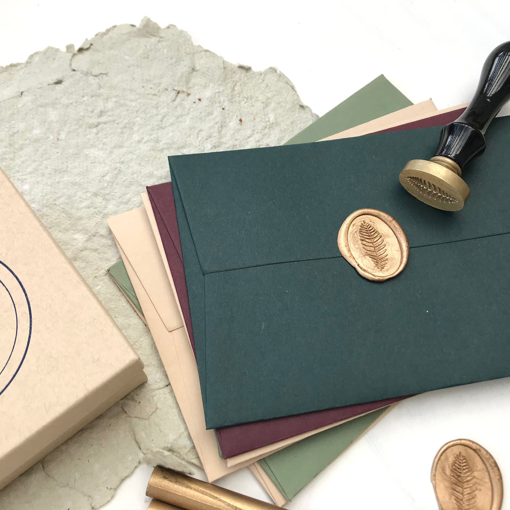 Oval Wax Stamp - THE LITTLE BLUE BRUSH