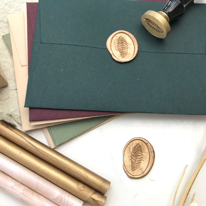 Oval Wax Stamp - THE LITTLE BLUE BRUSH