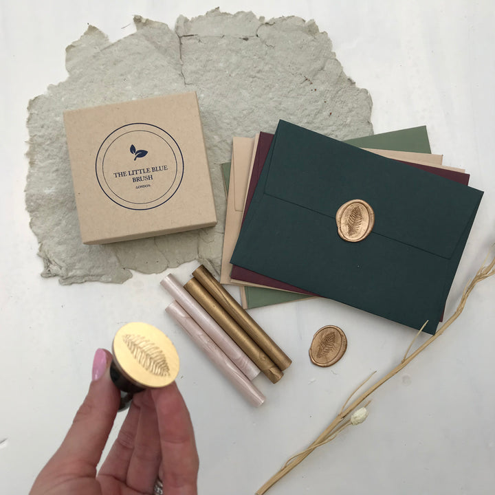 Oval Wax Stamp - THE LITTLE BLUE BRUSH