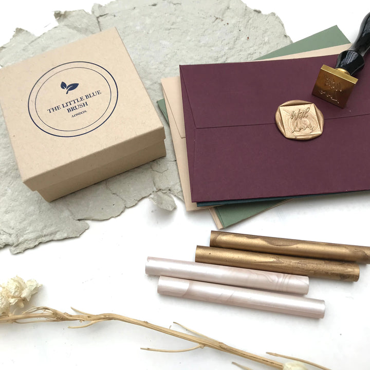 Custom Square 25mm Stamp - THE LITTLE BLUE BRUSH