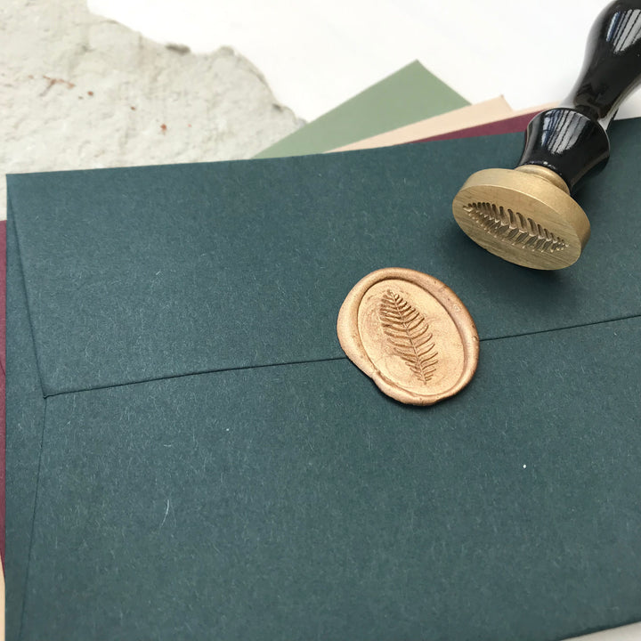 Oval Wax Stamp - THE LITTLE BLUE BRUSH