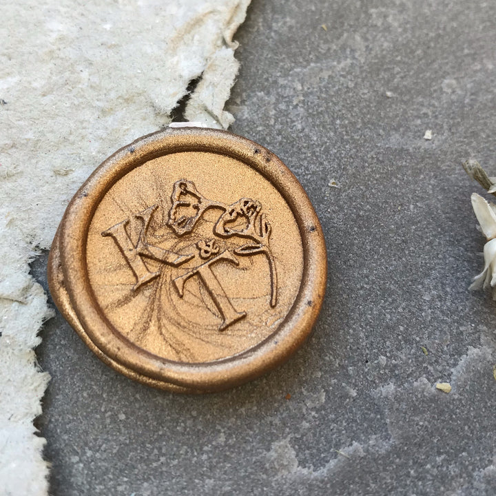 N°1 Monogram - Wax Seals - THE LITTLE BLUE BRUSH