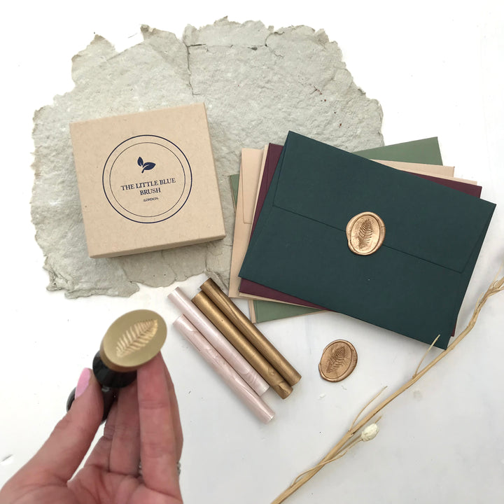 Oval Wax Stamp - THE LITTLE BLUE BRUSH