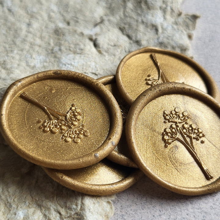 Dandelion Self-Adhesive Wax Seals - Various Colours