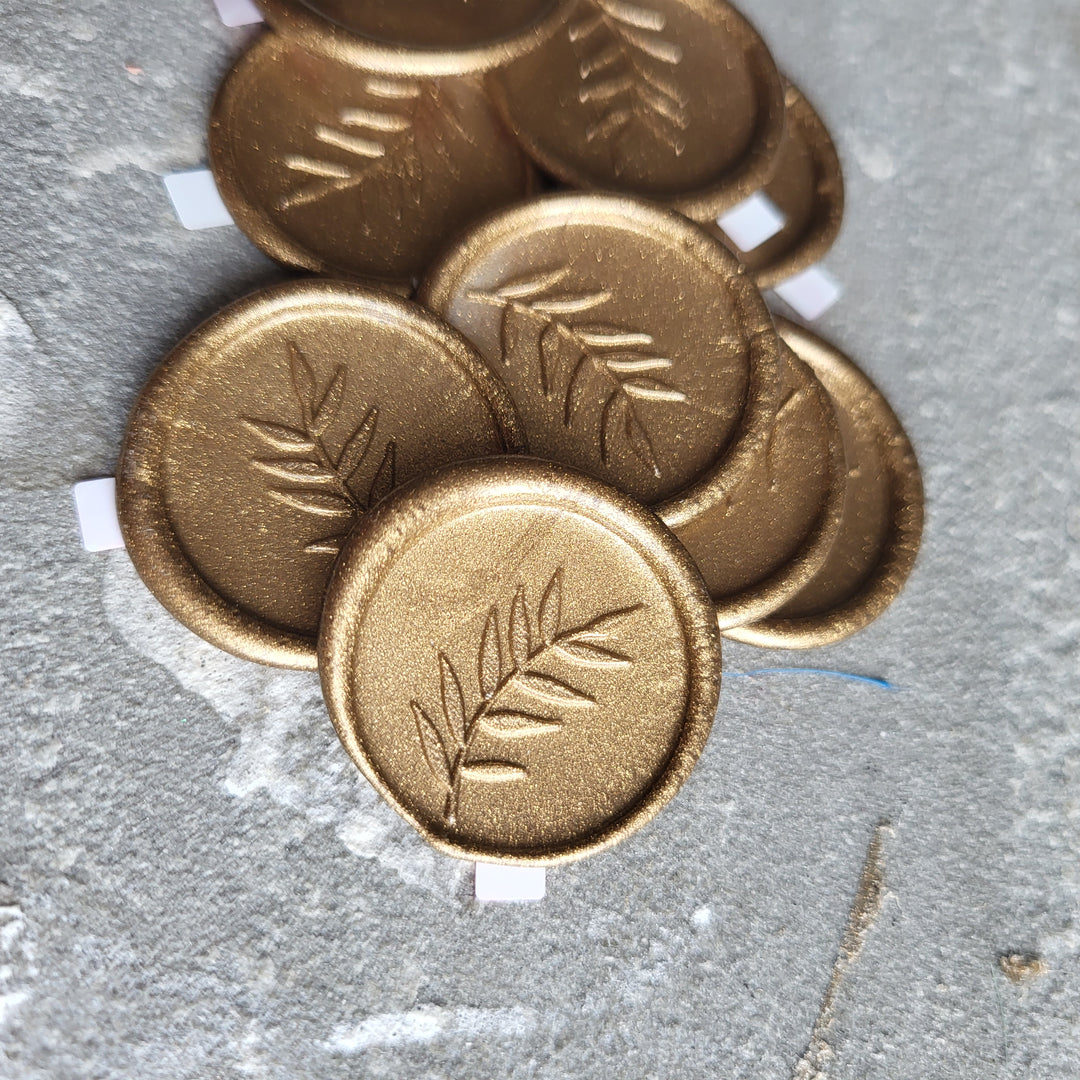 Limited Edition - Classic Gold Foliage Wax Seals