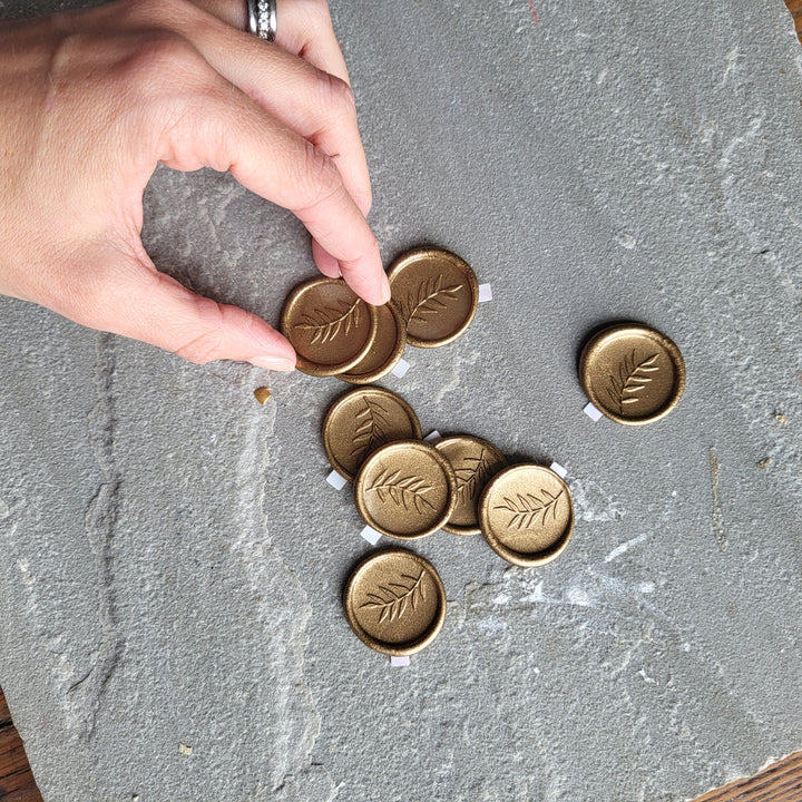 Limited Edition - Classic Gold Foliage Wax Seals