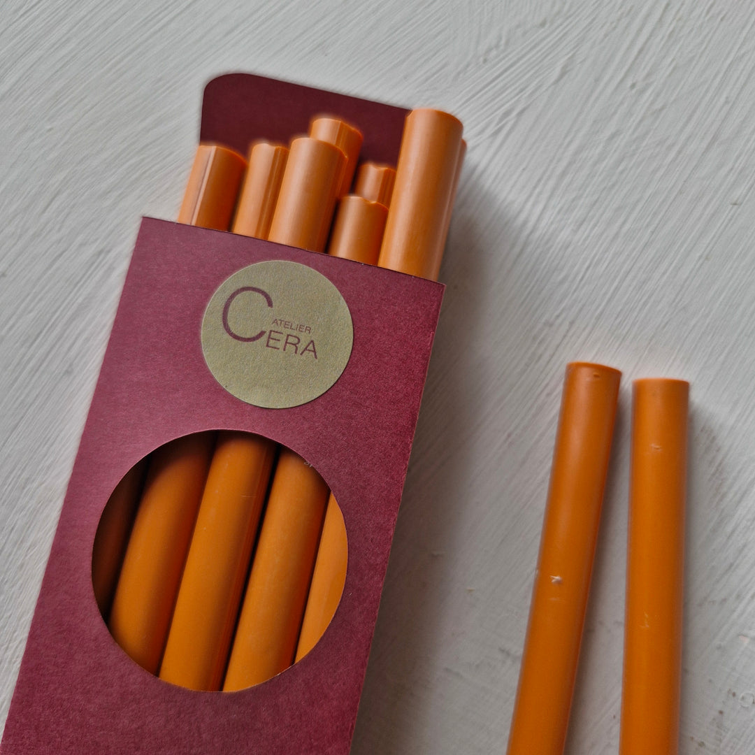 10 Pack of 11mm Sealing Wax - Sunset Orange