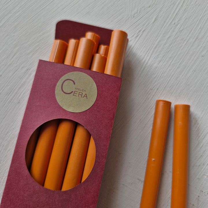 10 Pack of 11mm Sealing Wax - Sunset Orange