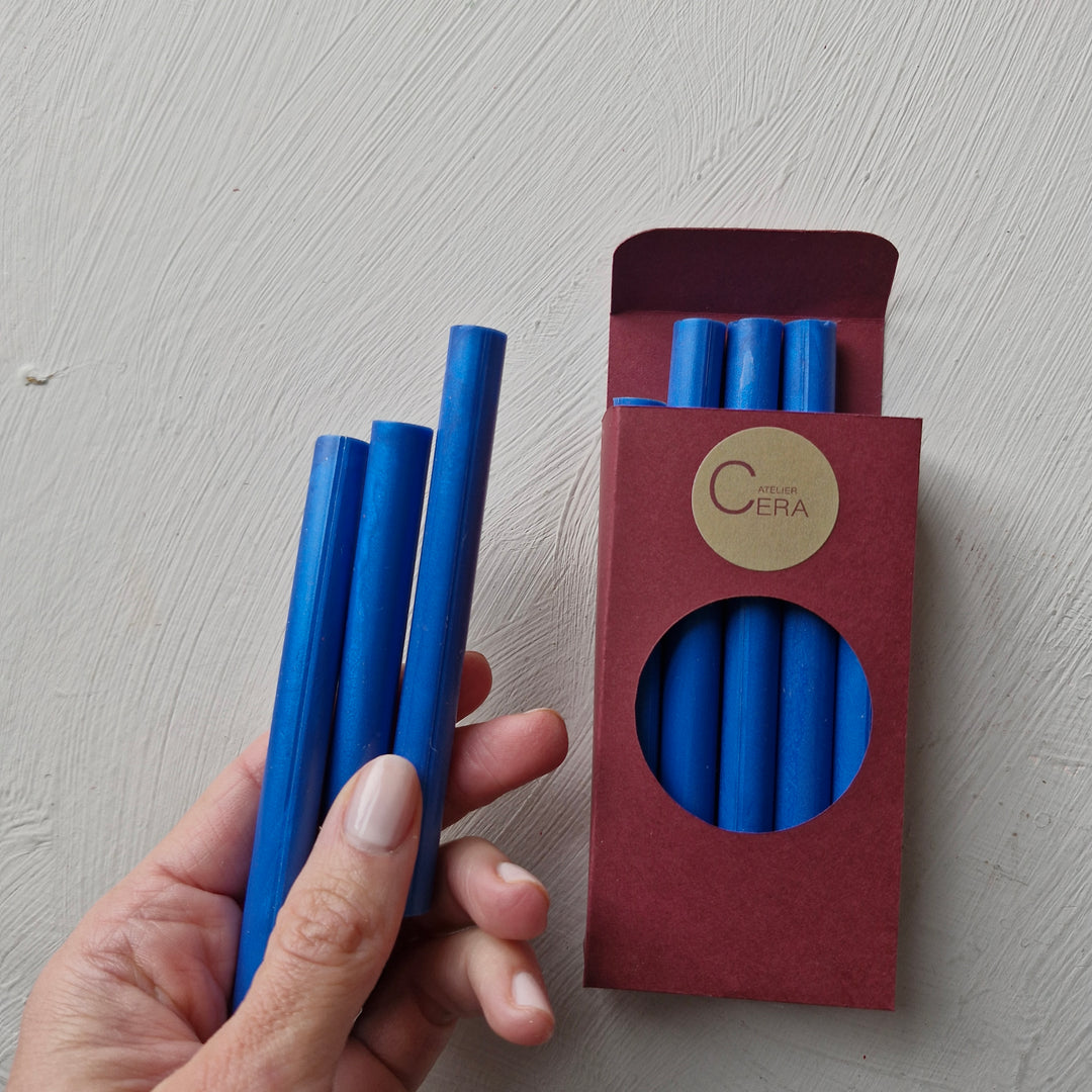 Pack of 10 , 11mm Sealing Wax Sticks - Cobalt Blue