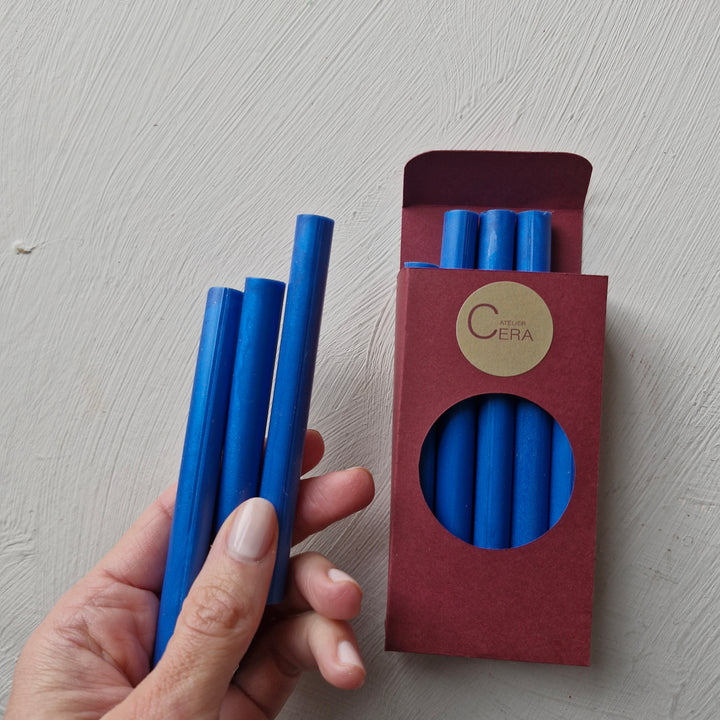 Pack of 10 , 11mm Sealing Wax Sticks - Cobalt Blue