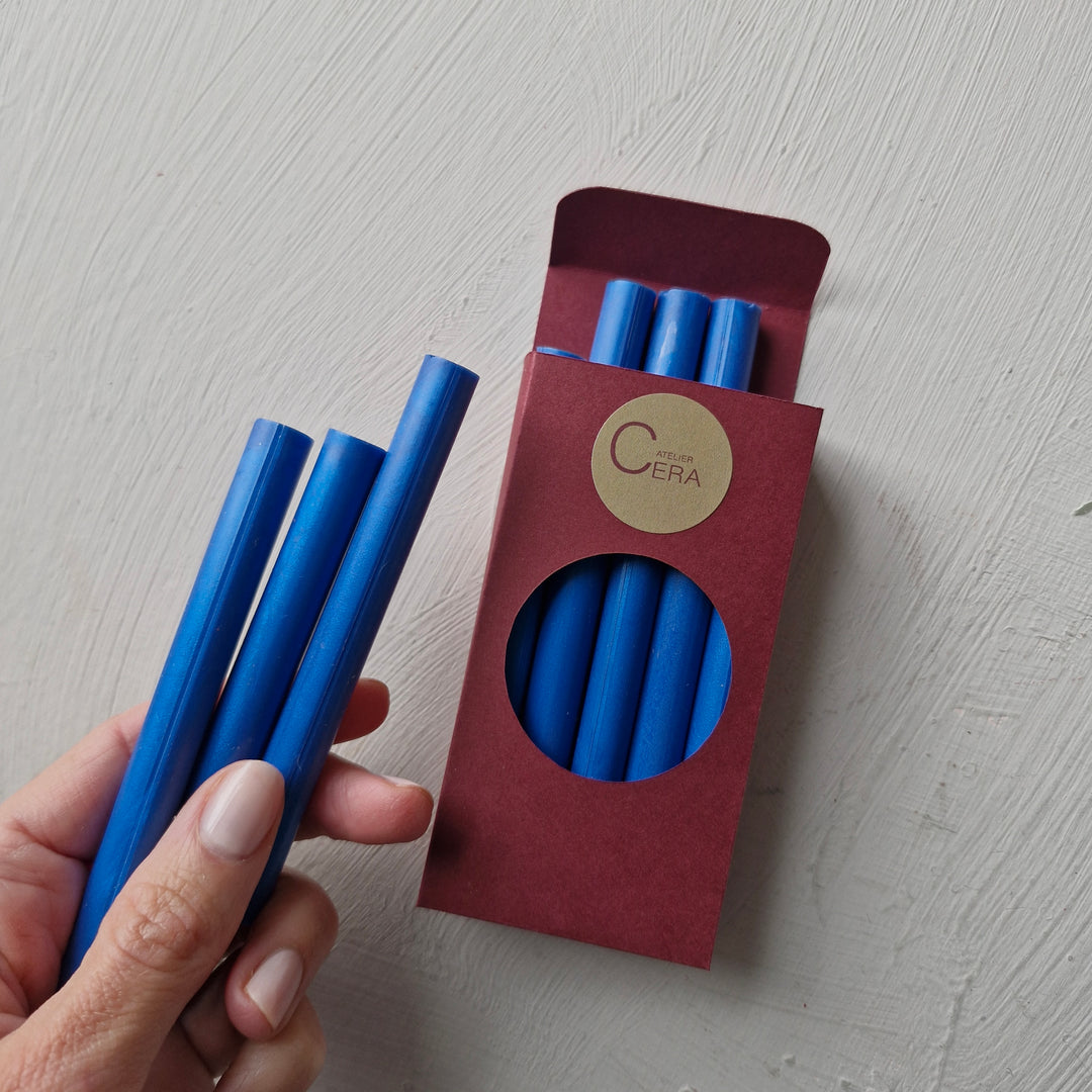 Pack of 10 , 11mm Sealing Wax Sticks - Cobalt Blue