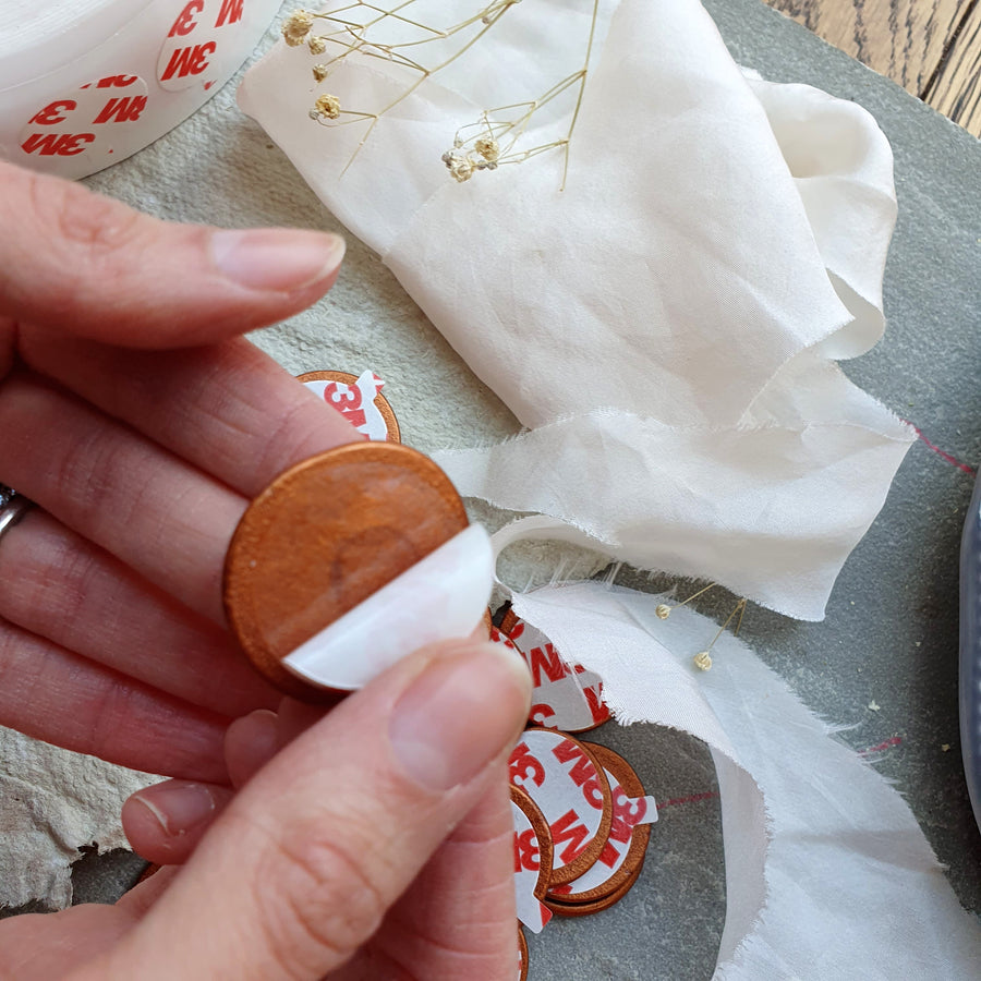 Adhesive Stickers 25mm for Wax Seals Wax Seal Adhesive Backing THE