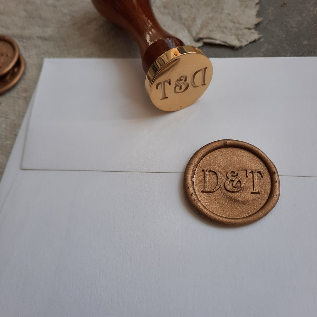 'Ella' Monogram - Wax Seals - THE LITTLE BLUE BRUSH  