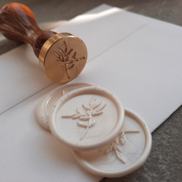 NEW 'Garden Greenery' Wax Seal Stamp - THE LITTLE BLUE BRUSH  