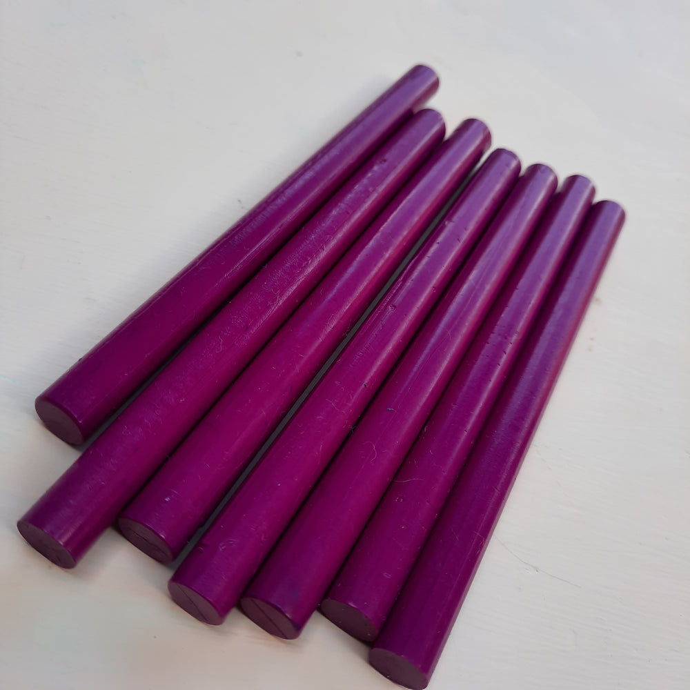 Bright Magenta 7mm sealing wax sticks - THE LITTLE BLUE BRUSH  