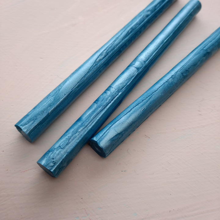 Bermondsey Aqua Blue 7mm sealing Wax - THE LITTLE BLUE BRUSH  