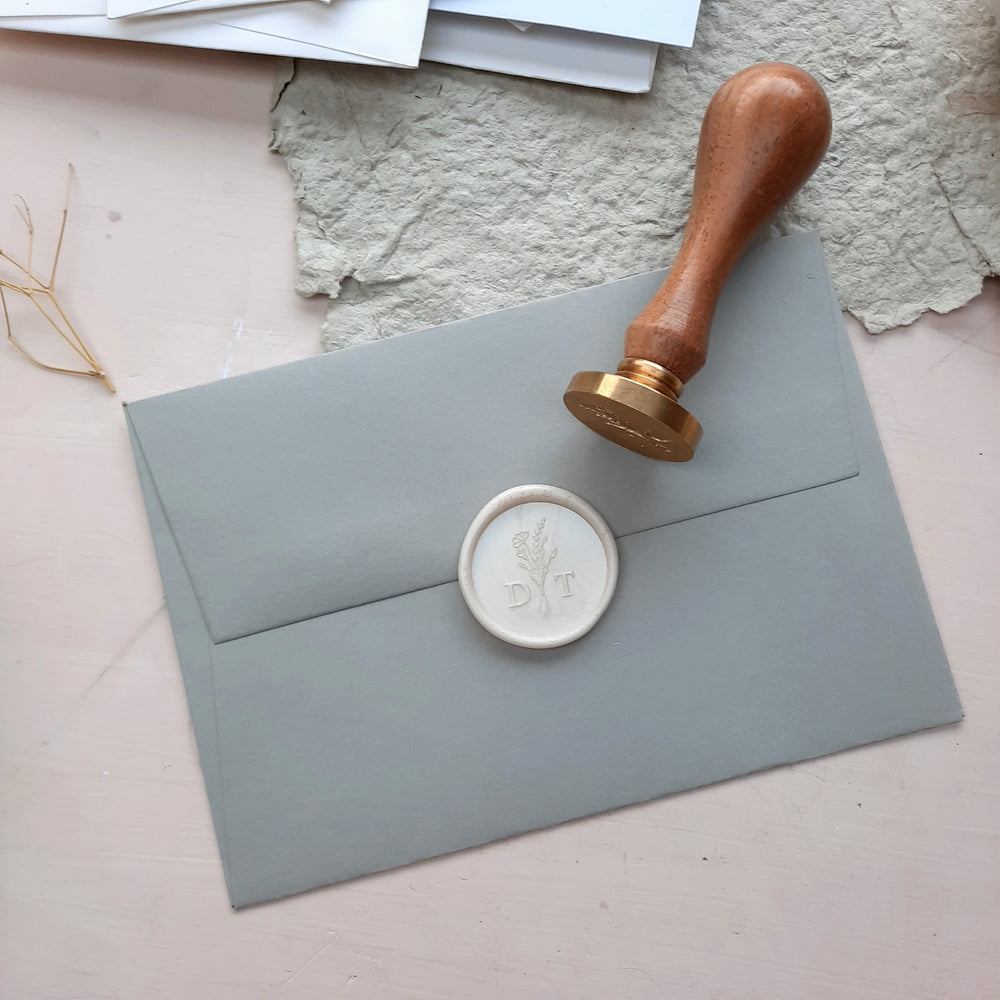 30MM  'Bouquet’ Monogram STAMP ONLY - THE LITTLE BLUE BRUSH  