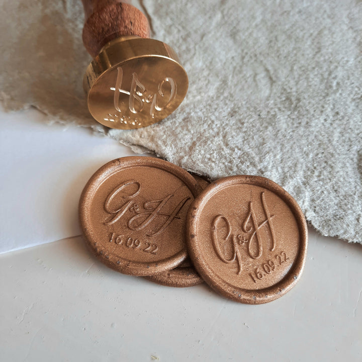 'Olivia’ Monogram STAMP ONLY - THE LITTLE BLUE BRUSH  