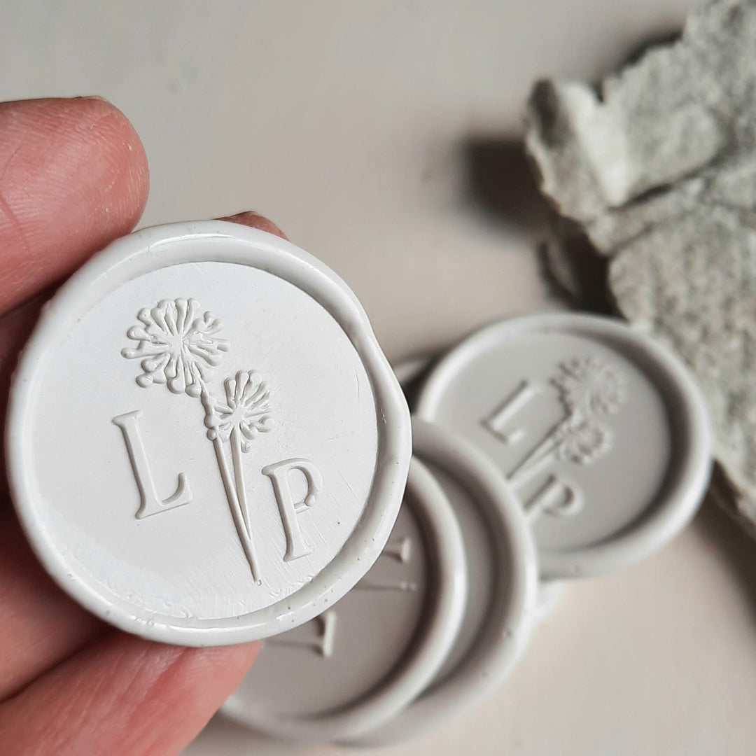 Ava Monogram Wax Seals - THE LITTLE BLUE BRUSH LONDON