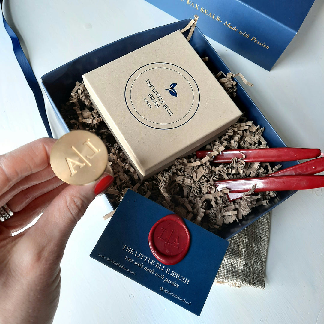 'Modern' Monogram Gift Box - THE LITTLE BLUE BRUSH  
